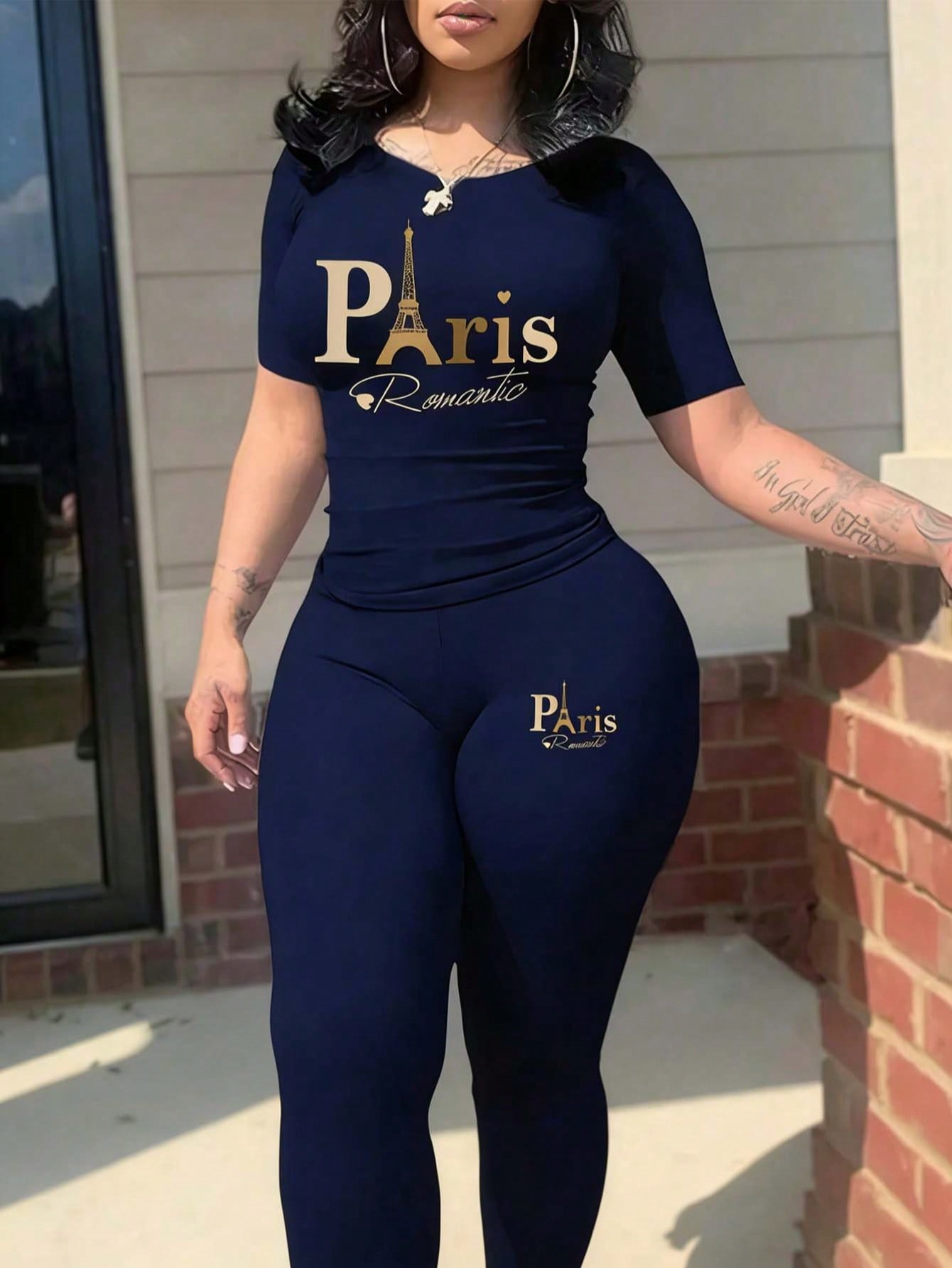 Women'S Fashion Paris - 2026 Nieuwe dames tweedelige set met
