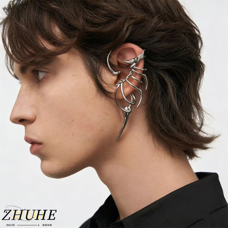 Women'S Fashion Edgy - Edgy skeletstijl oormanchet voor mannen en