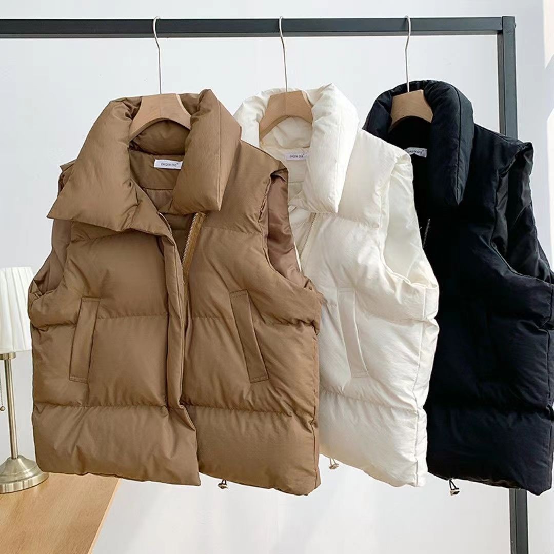Puffer Vest Fashion Women - 2026 Mode Dames Winter Puffer katoenen