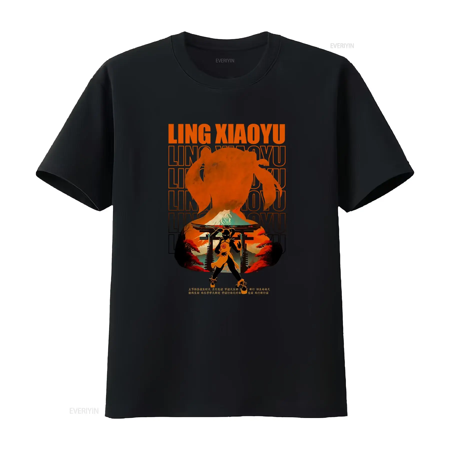 Women'S Fashion Graphic Tees - Tekken Ling Xiaoyu Japanse stijl zwaargewicht