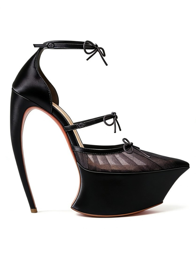 Women'S Fashion Show - 2026 Dames Lente/Zomer Nieuwe Spitse Stiletto