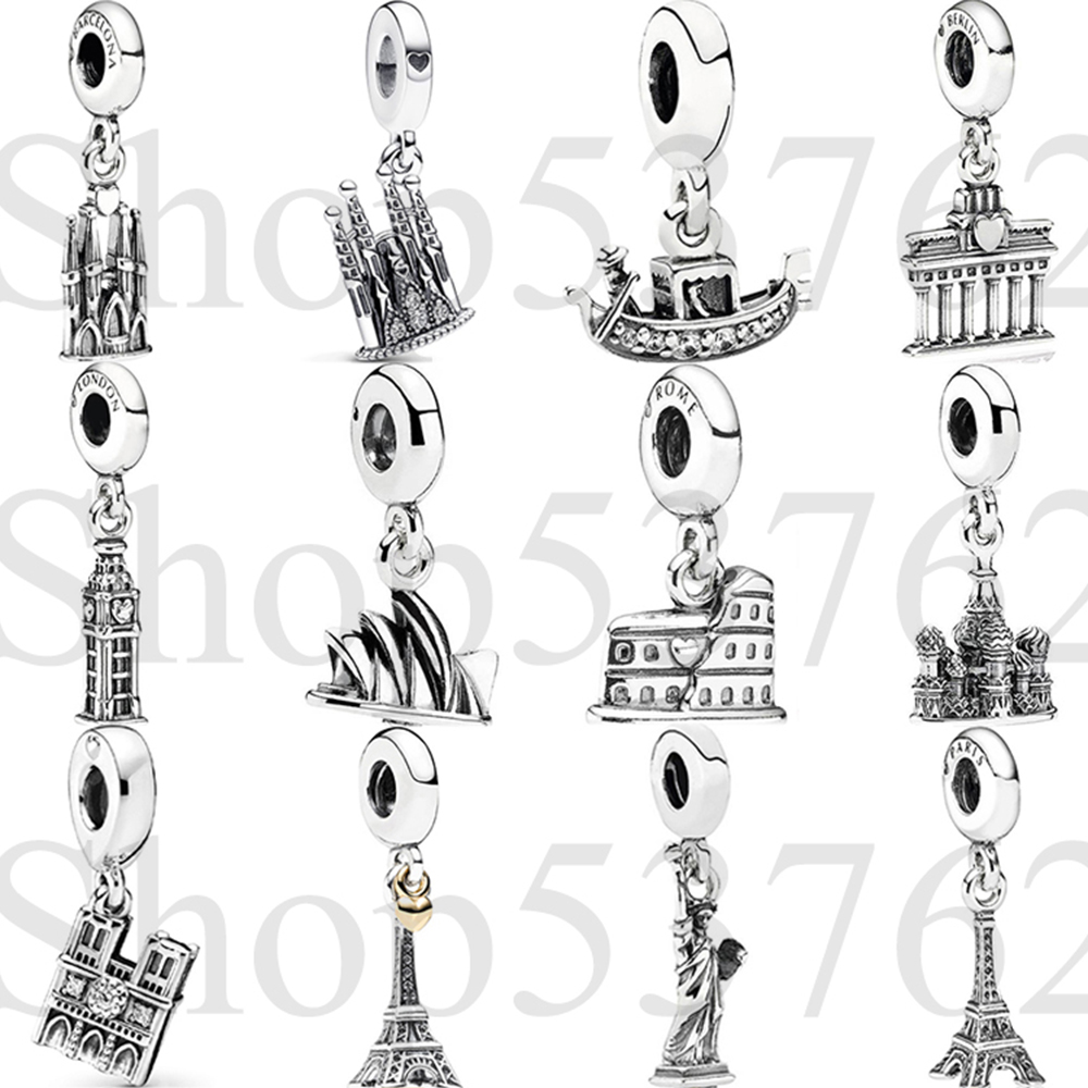 Women'S Fashion Paris - 925 Sterling Zilveren Kraal Sint Basilius