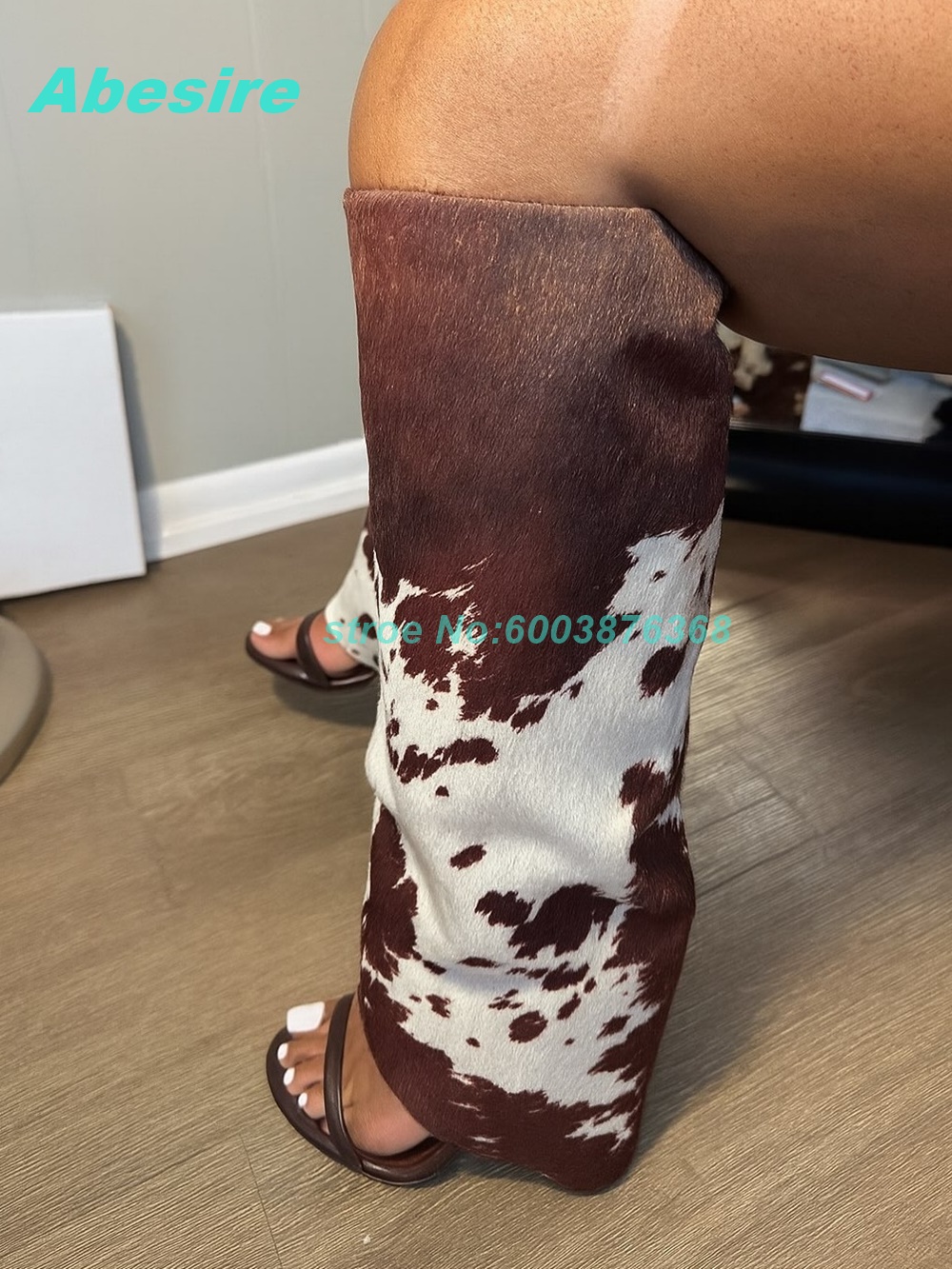 Koeienprint patchwork suède sa - Women'S Fashion Show recensie en prijs