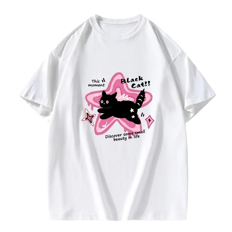 American Cat Zwaargewicht T-sh - Women'S Fashion Trends Summer 2025 recensie en prijs