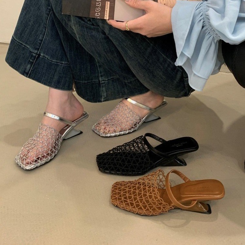 Weave Mesh Vrouwen Hoge Hakken - Women'S Fashion Trends Summer 2025 recensie en prijs