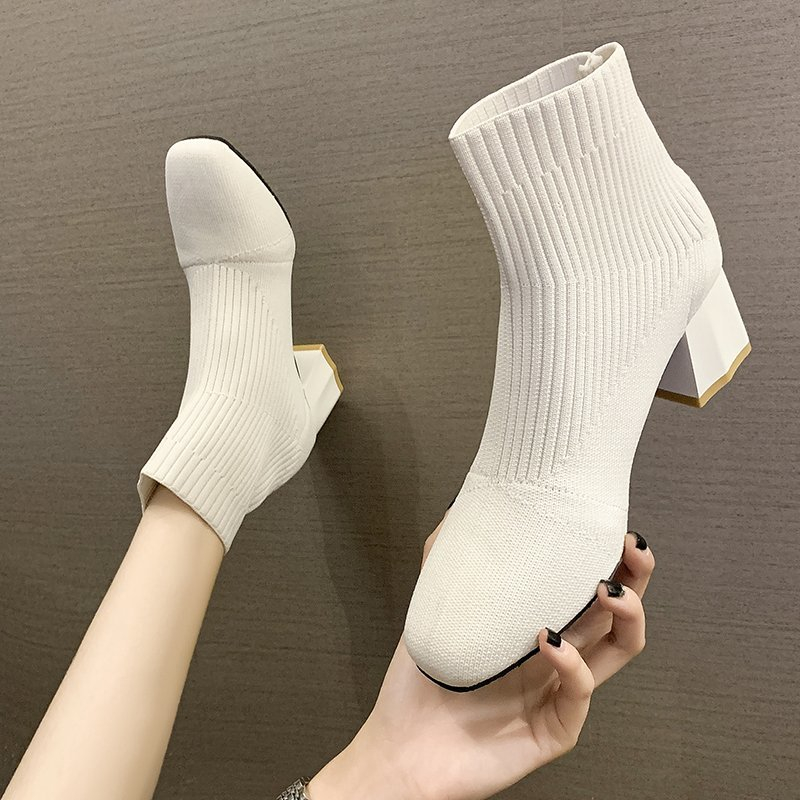 Witte slanke laarzen 2026 Nieu - Women'S Fashion Socks recensie en prijs