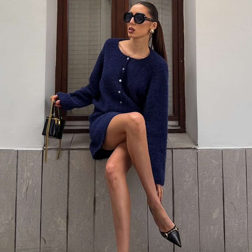 Talenza Dames Gebreide 2-delig - Longline Cardigan Knit recensie en prijs