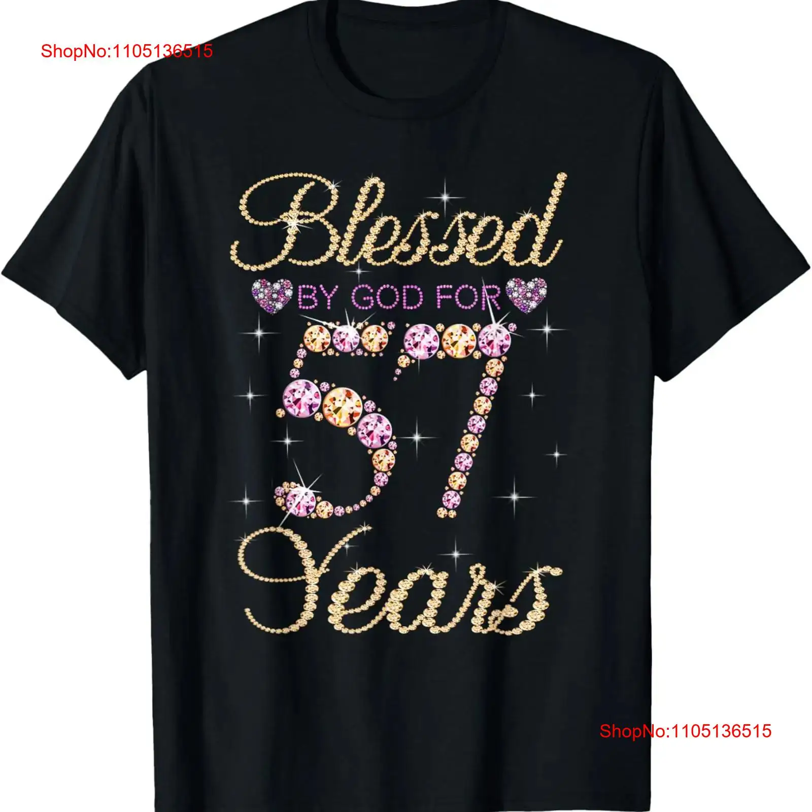 Gezegend door God voor 57 jaar - Women'S Fashion Graphic Tees recensie en prijs