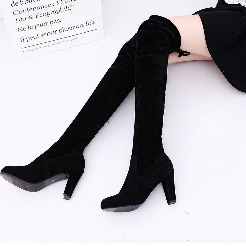 Dameslaarzen Stretchstof Over  - Women'S Fashion Socks recensie en prijs