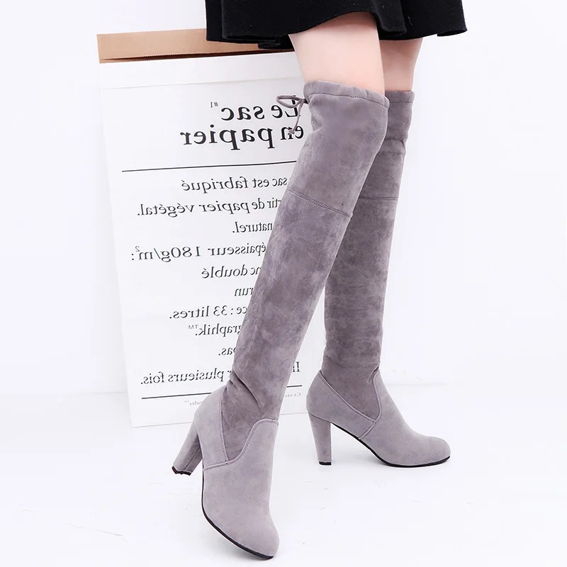 Dameslaarzen Stretchstof Over  - Women'S Fashion Socks recensie en prijs