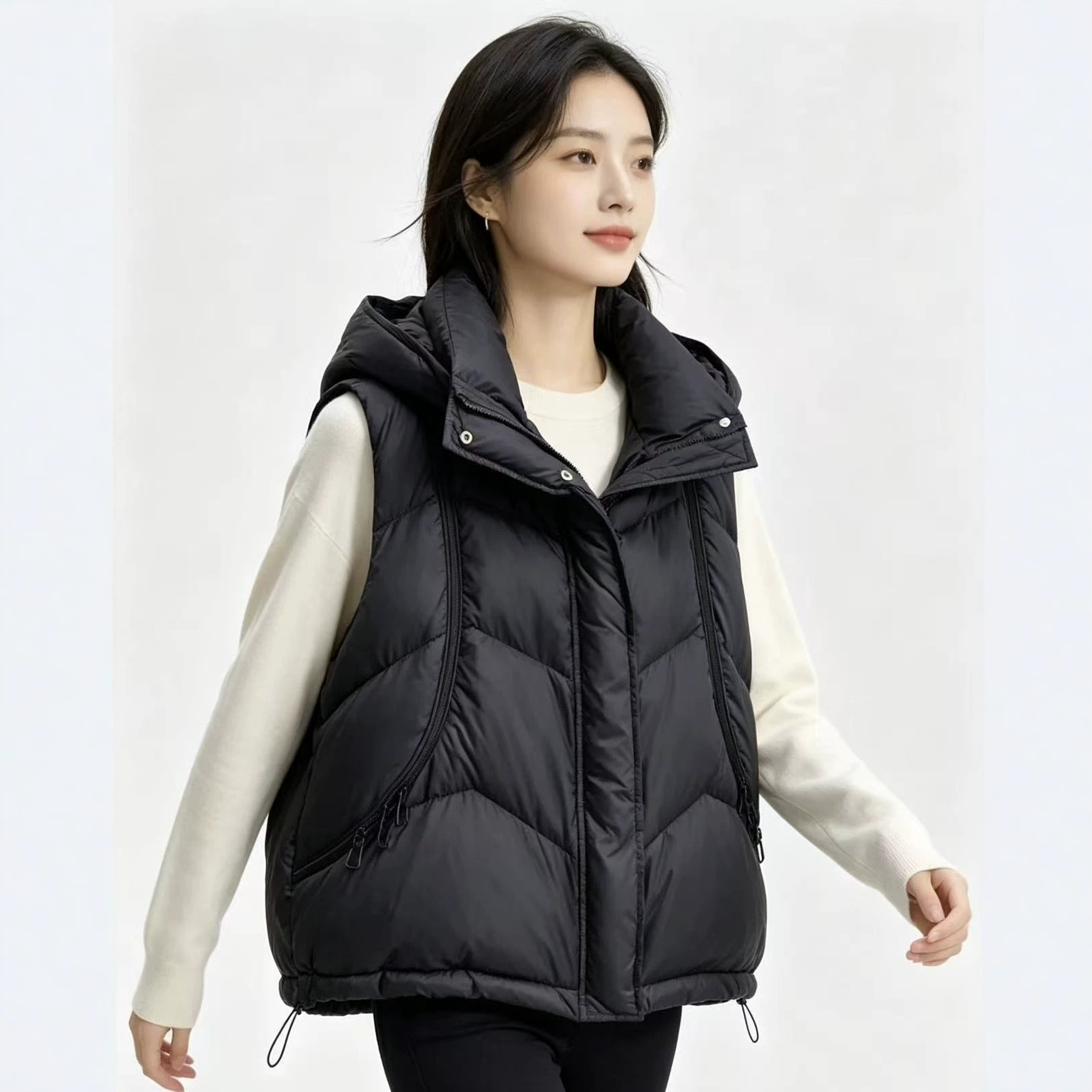 Herfst Winter Dames Dons Katoe - Puffer Vest Fashion Women recensie en prijs