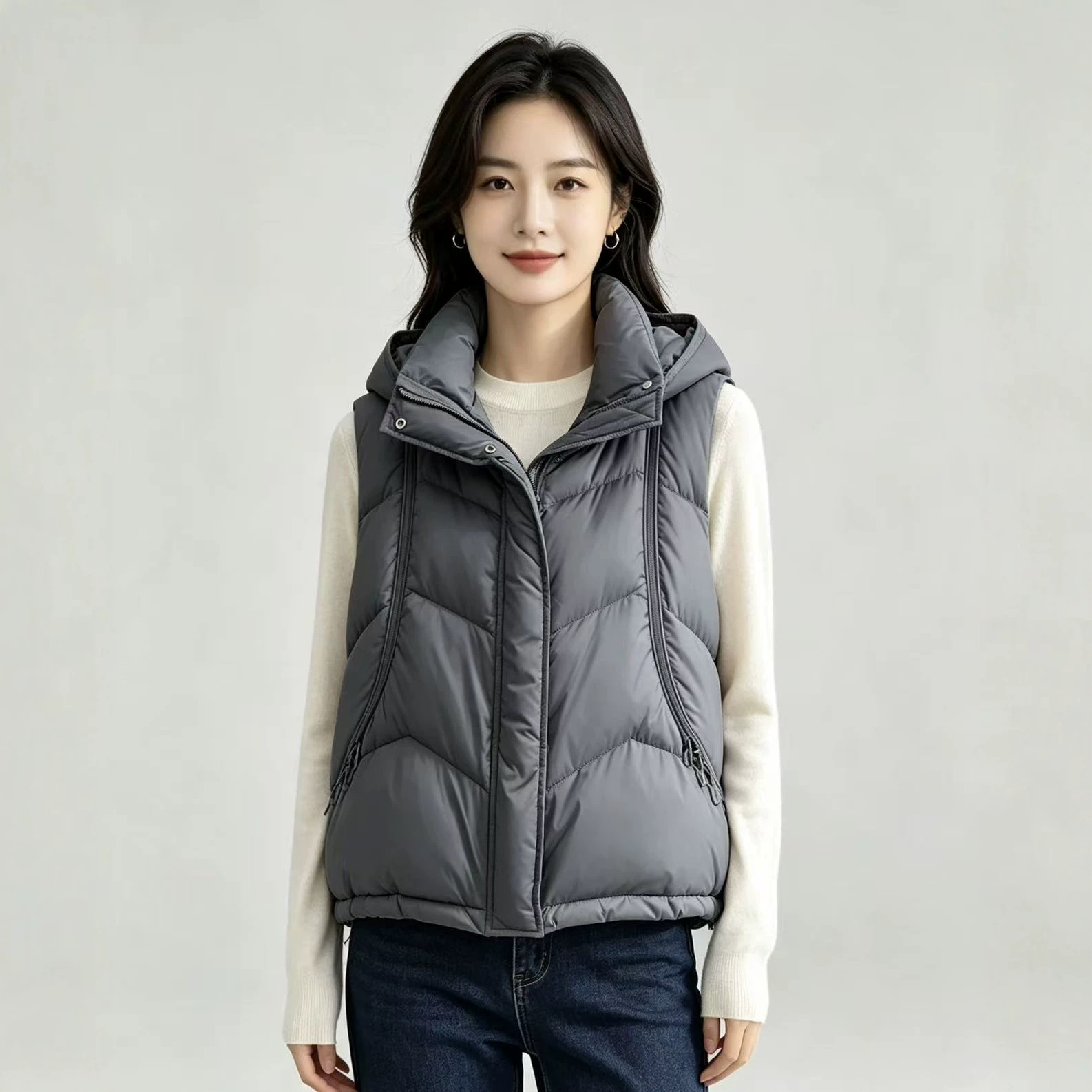 Herfst Winter Dames Dons Katoe - Puffer Vest Fashion Women recensie en prijs