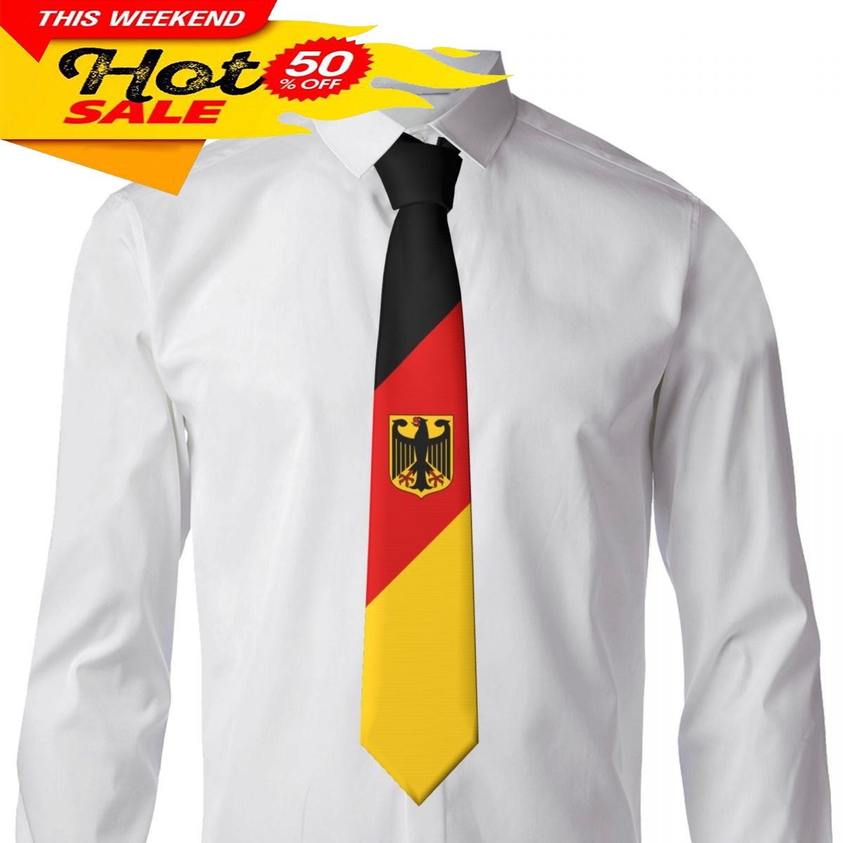 Duitsland Vlag Stropdas Emblee - Women'S Fashion Business Casual recensie en prijs