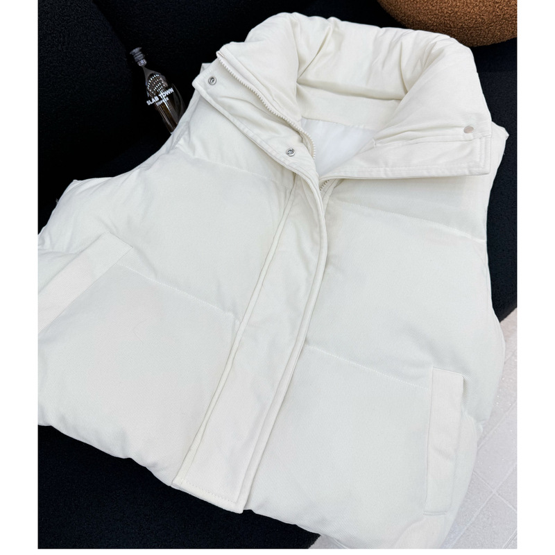 Dames Puffer Vest met Staande  - Puffer Vest Fashion Women recensie en prijs
