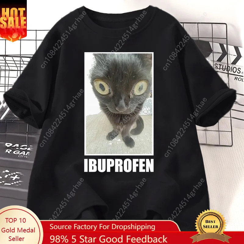 Grappige Kat Ibuprofen Grafisc - Women'S Fashion Graphic Tees recensie en prijs
