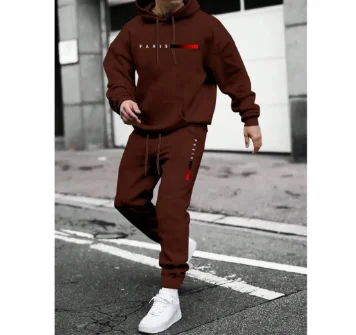 Unisex Paris Letter Print Hood - Women'S Fashion Paris recensie en prijs