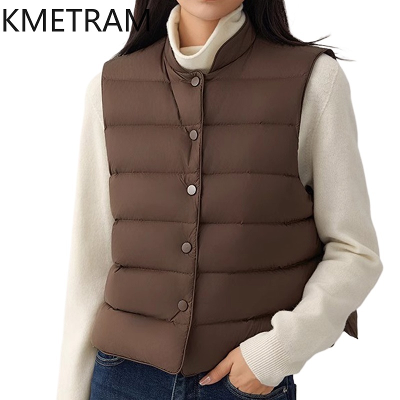 Kmetram Wit Ganzendons Vest Mo - Puffer Vest Fashion Women recensie en prijs