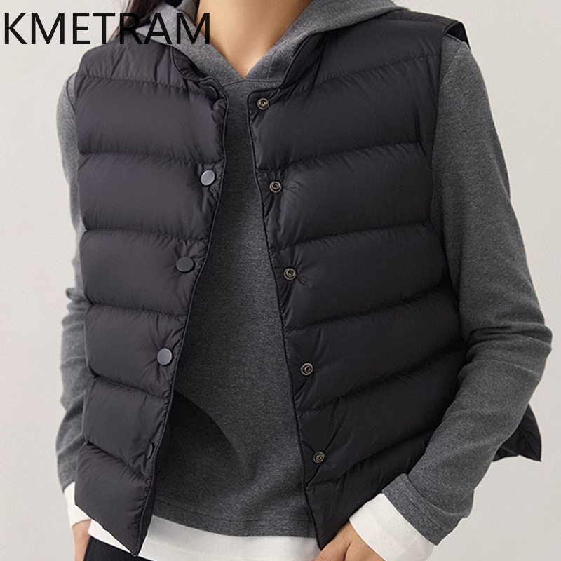 Kmetram Wit Ganzendons Vest Mo - Puffer Vest Fashion Women recensie en prijs