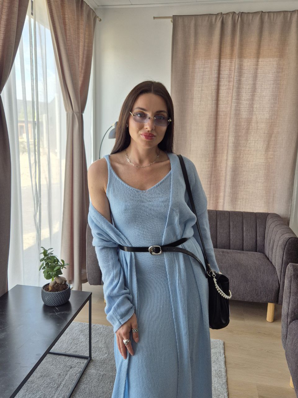 Lange mouwen cardigan set casu - Longline Cardigan Knit recensie en prijs