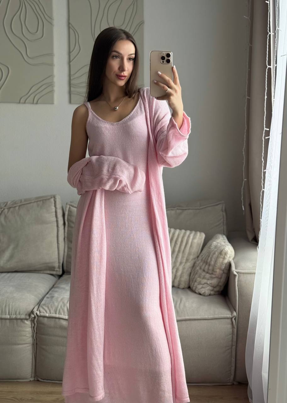 Lange mouwen cardigan set casu - Longline Cardigan Knit recensie en prijs