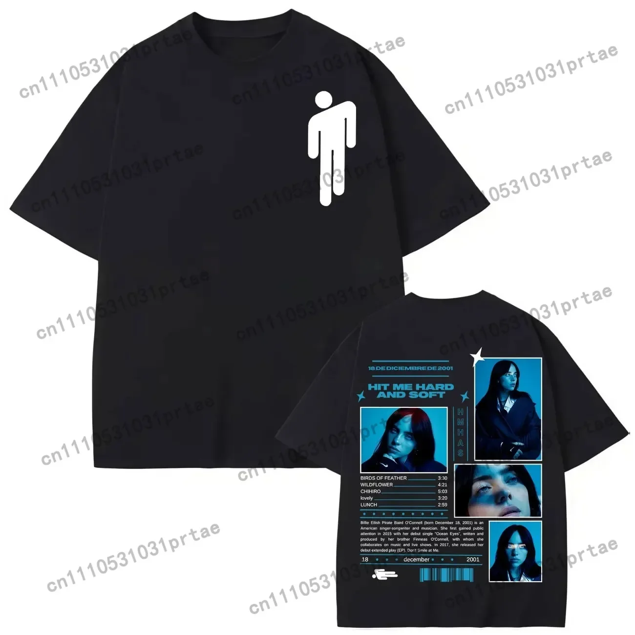 Billie Eilish Hit Me Hard and  - Women'S Fashion Graphic Tees recensie en prijs