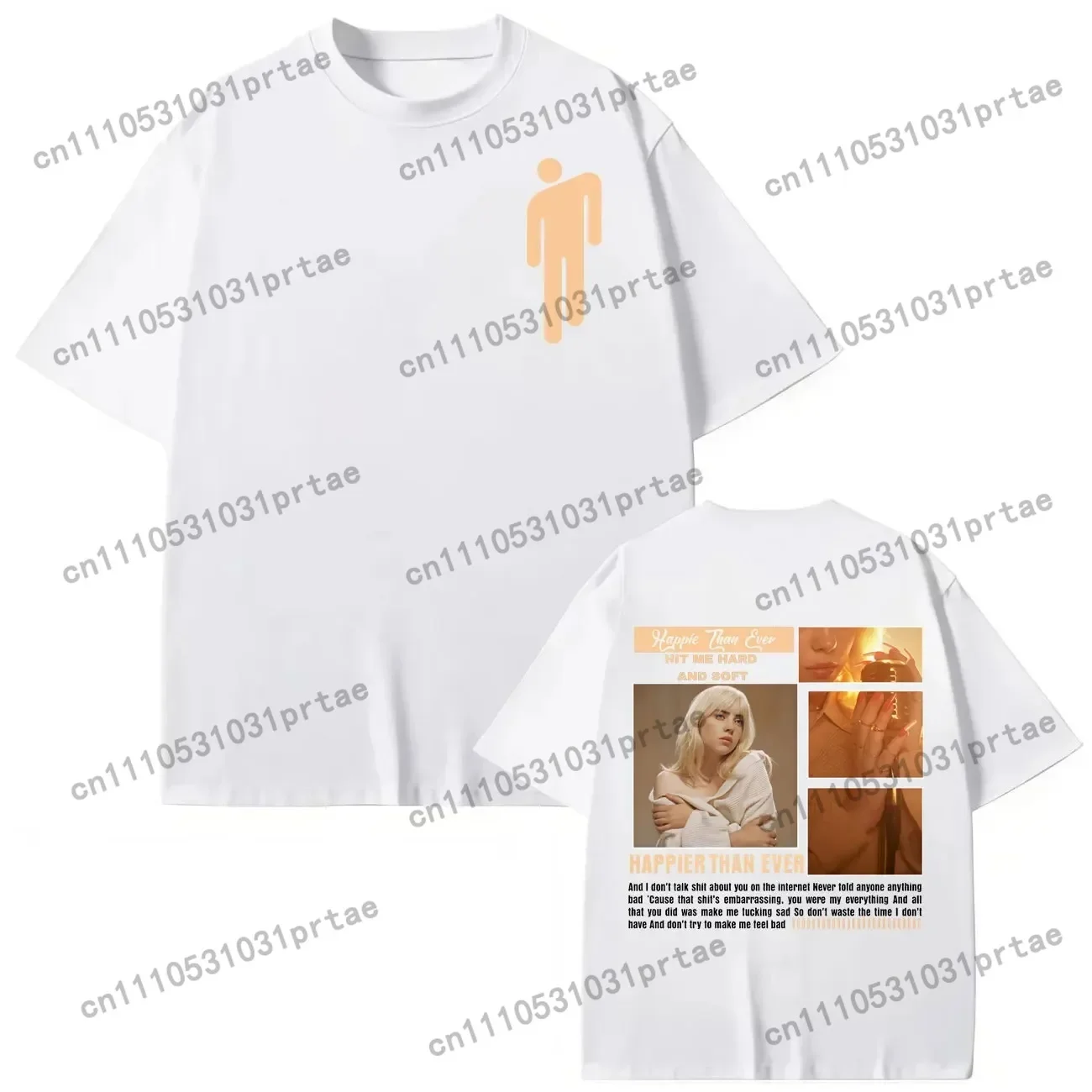 Billie Eilish Hit Me Hard and  - Women'S Fashion Graphic Tees recensie en prijs