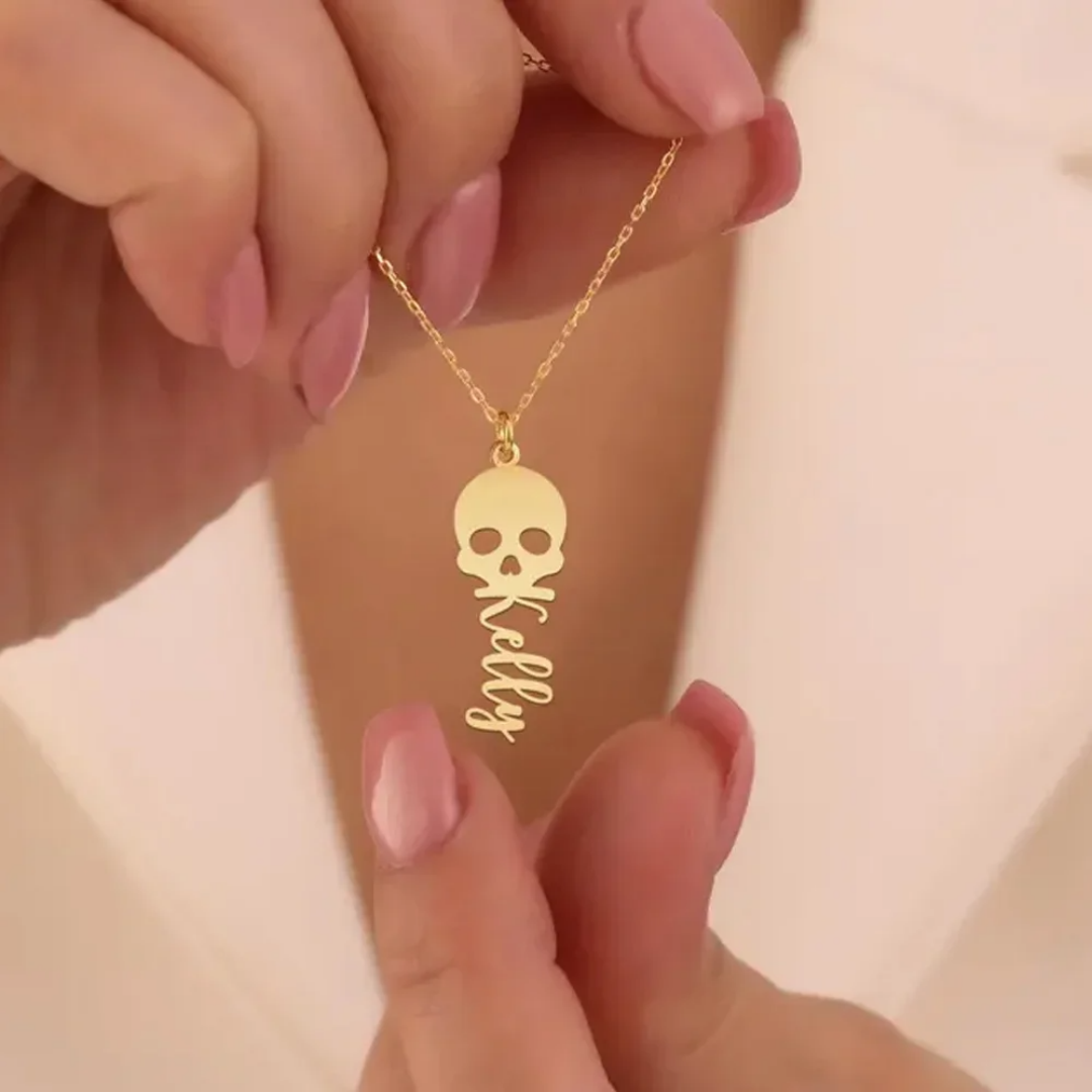 Aangepaste schedel ketting gep - Women'S Fashion Edgy recensie en prijs