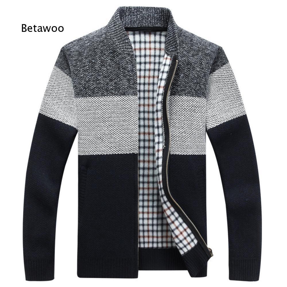 Heren casual dikke gebreide ca - Longline Cardigan Knit recensie en prijs