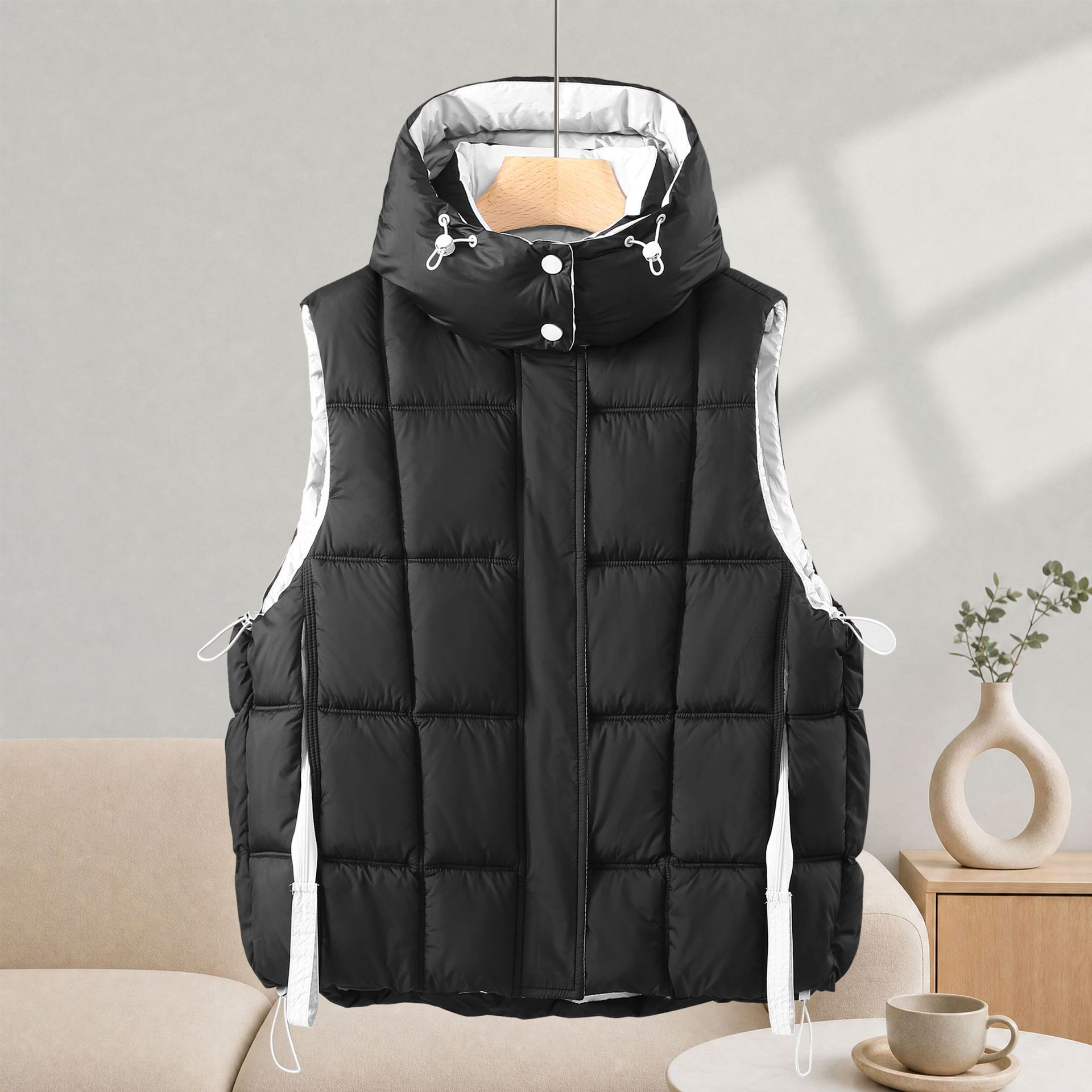 Koreaanse dames korte dons kat - Puffer Vest Fashion Women recensie en prijs
