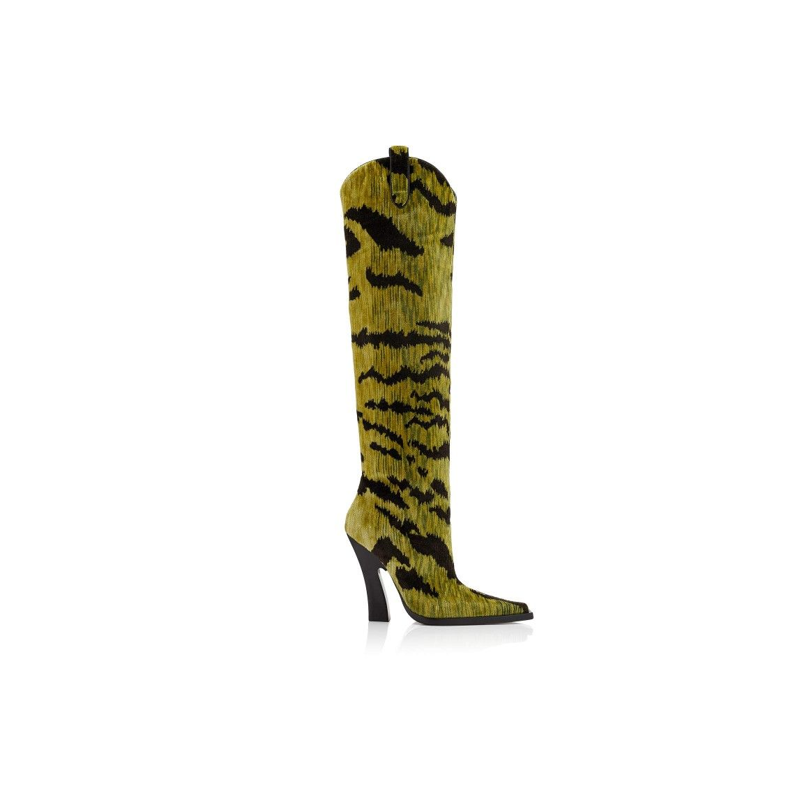 Aangepaste groene tijgerprint  - Women'S Fashion Edgy recensie en prijs
