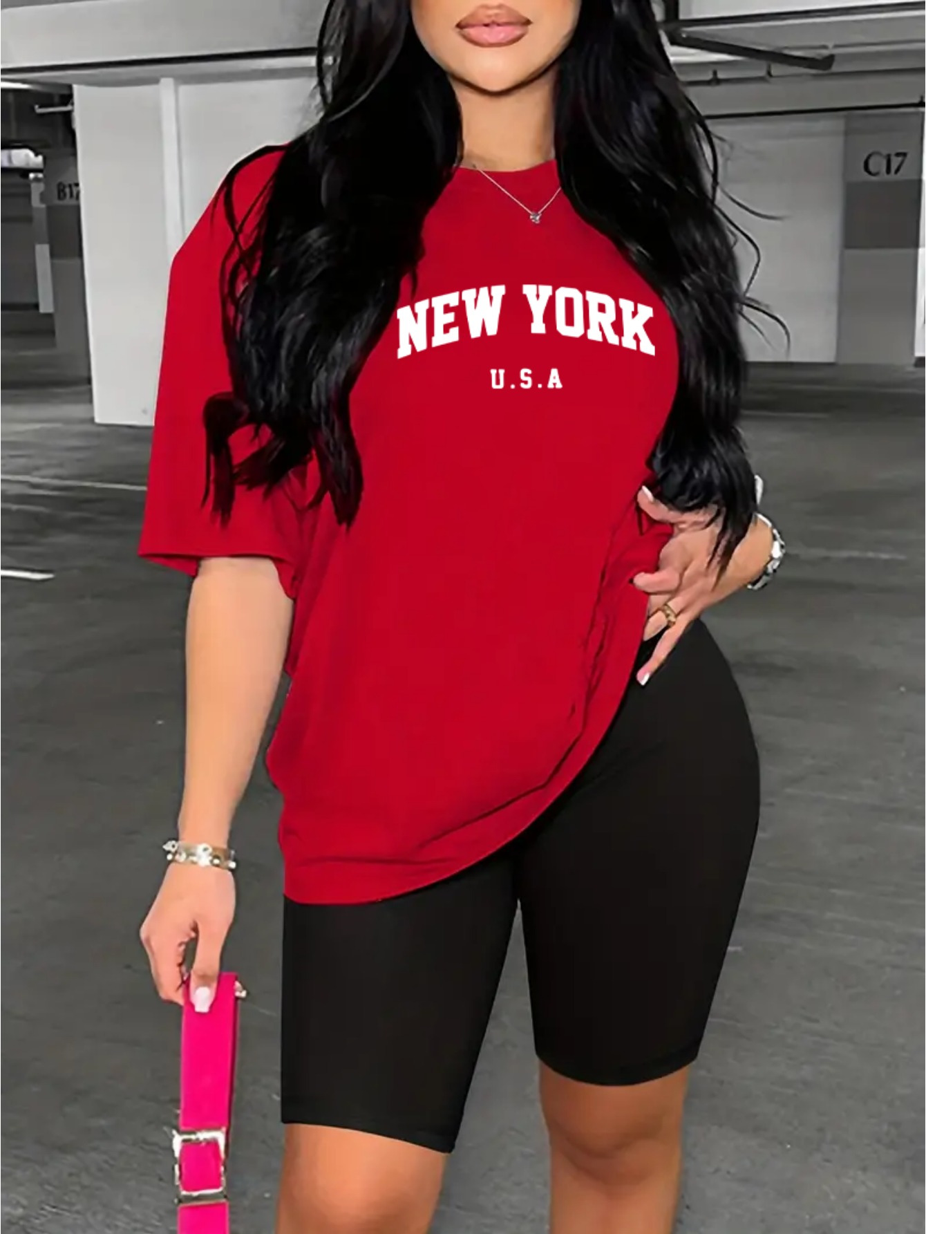 New York Usa Print Tshirt Set  - Women'S Fashion York recensie en prijs