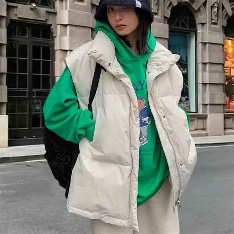 2025 Nieuwe Koreaanse Winter V - Puffer Vest Fashion Women recensie en prijs